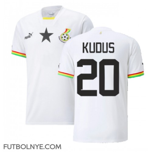 Camiseta Ghana Mohammed Kudus #20 Primera Equipación Mundial 2022 manga corta